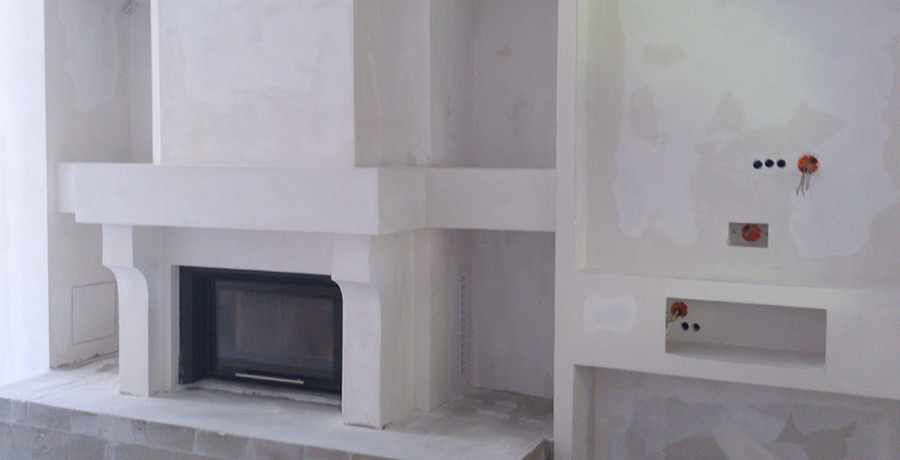 Rigips verkleidung, trocken